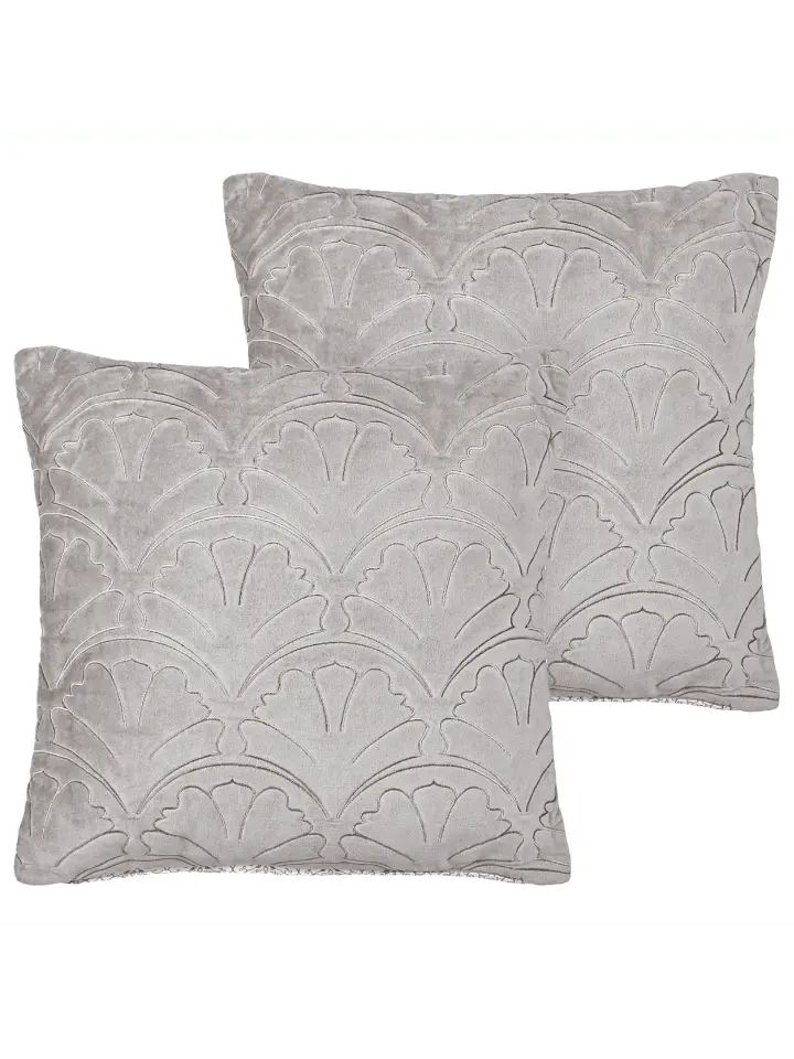 

Декоративная подушка Beliani 2er Set Deko GLORIOSA, серый