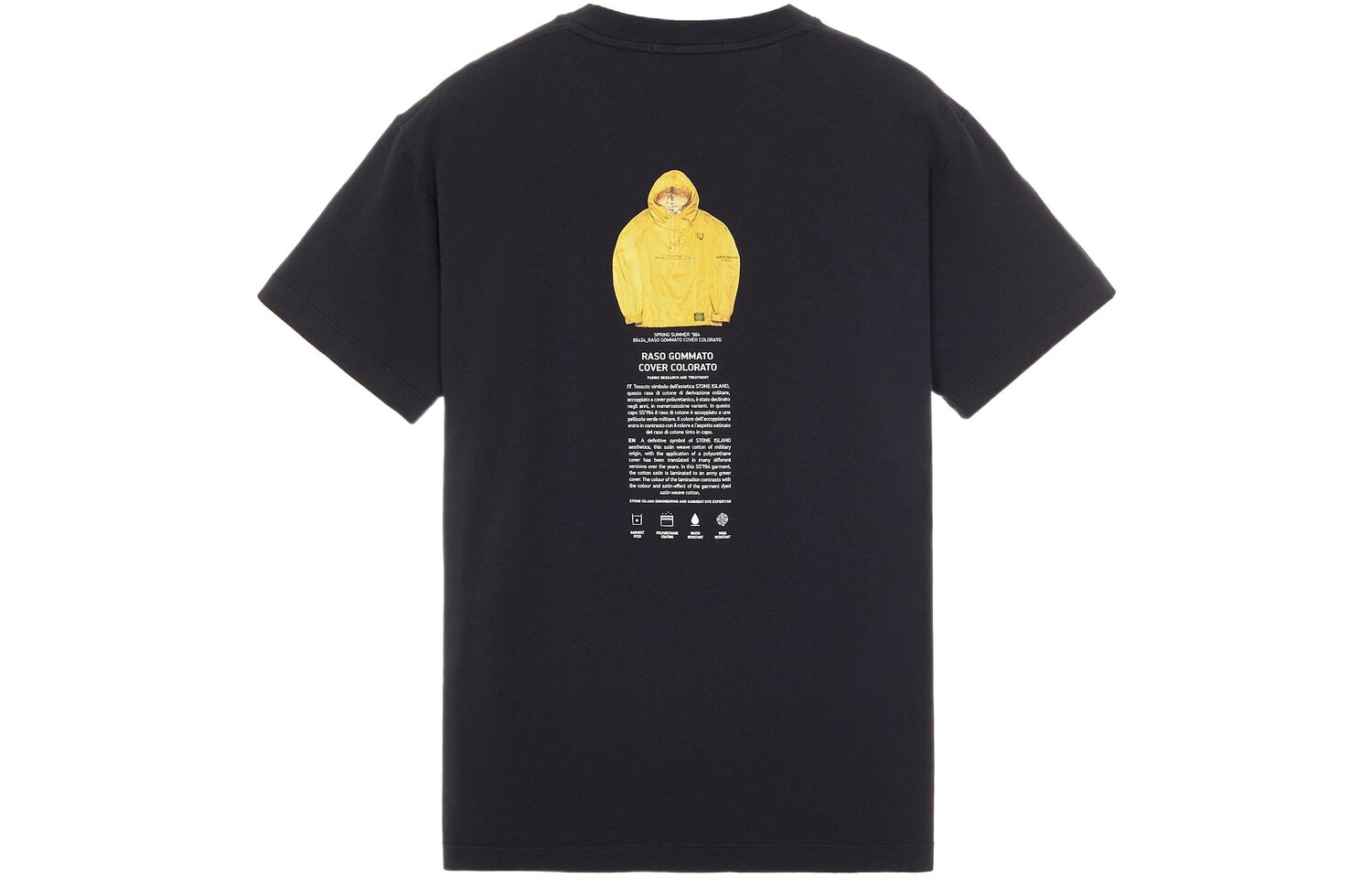 

STONE ISLAND Мужская футболка, цвет Black