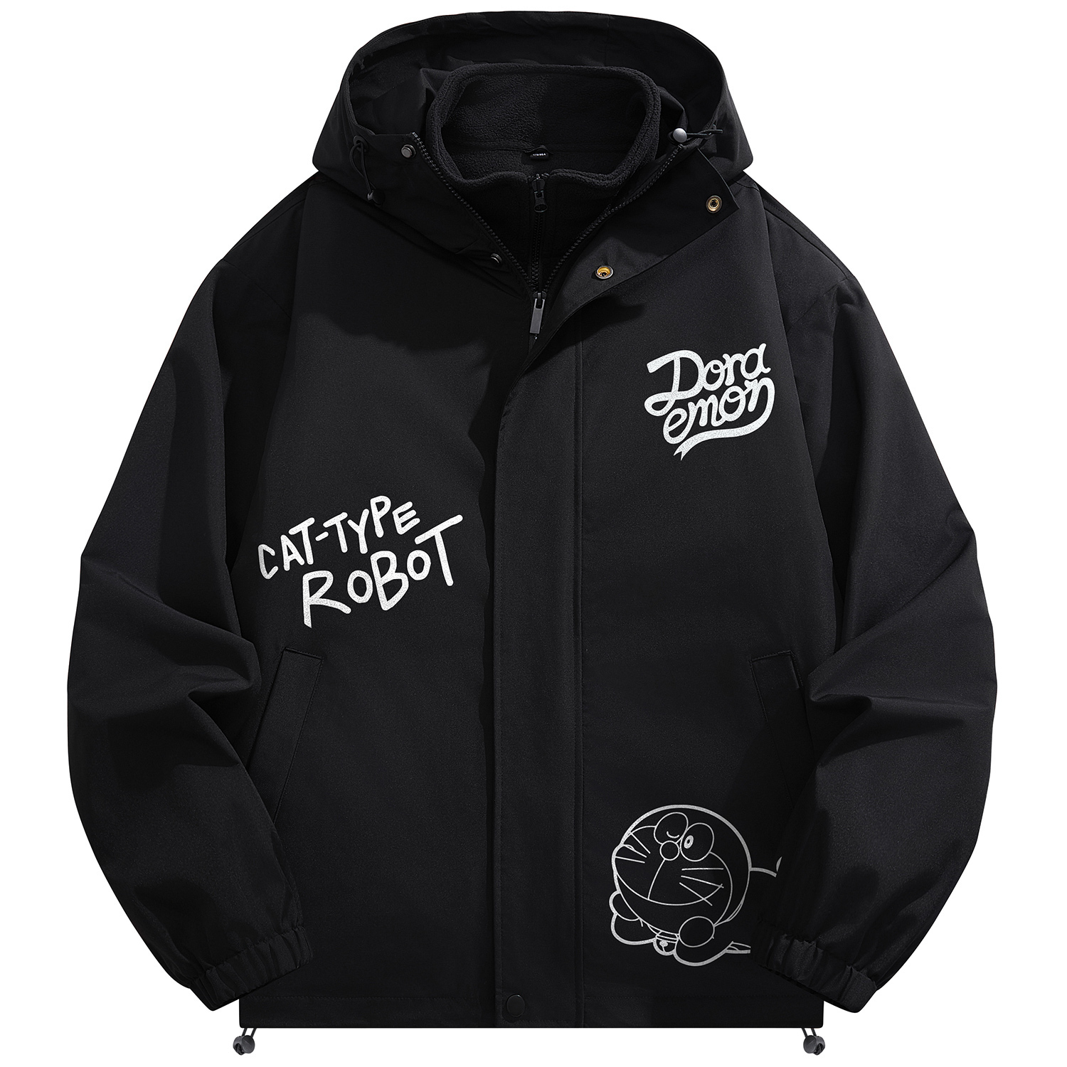 

Doraemon Куртка Unisex, Black (3-in-1 Thickened Coat)