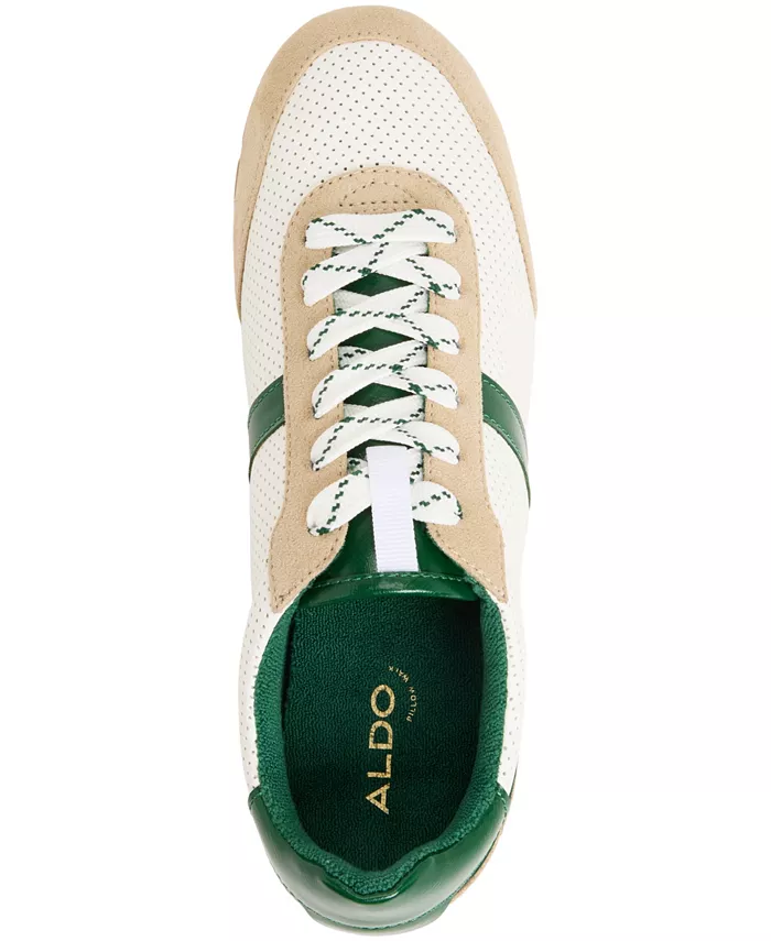 Женские модные спортивные кроссовки Sabby на шнурках ALDO, зеленый — фото 2