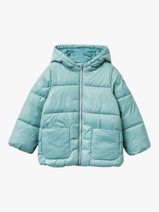 

Детская утепленная куртка с капюшоном Benetton, Green