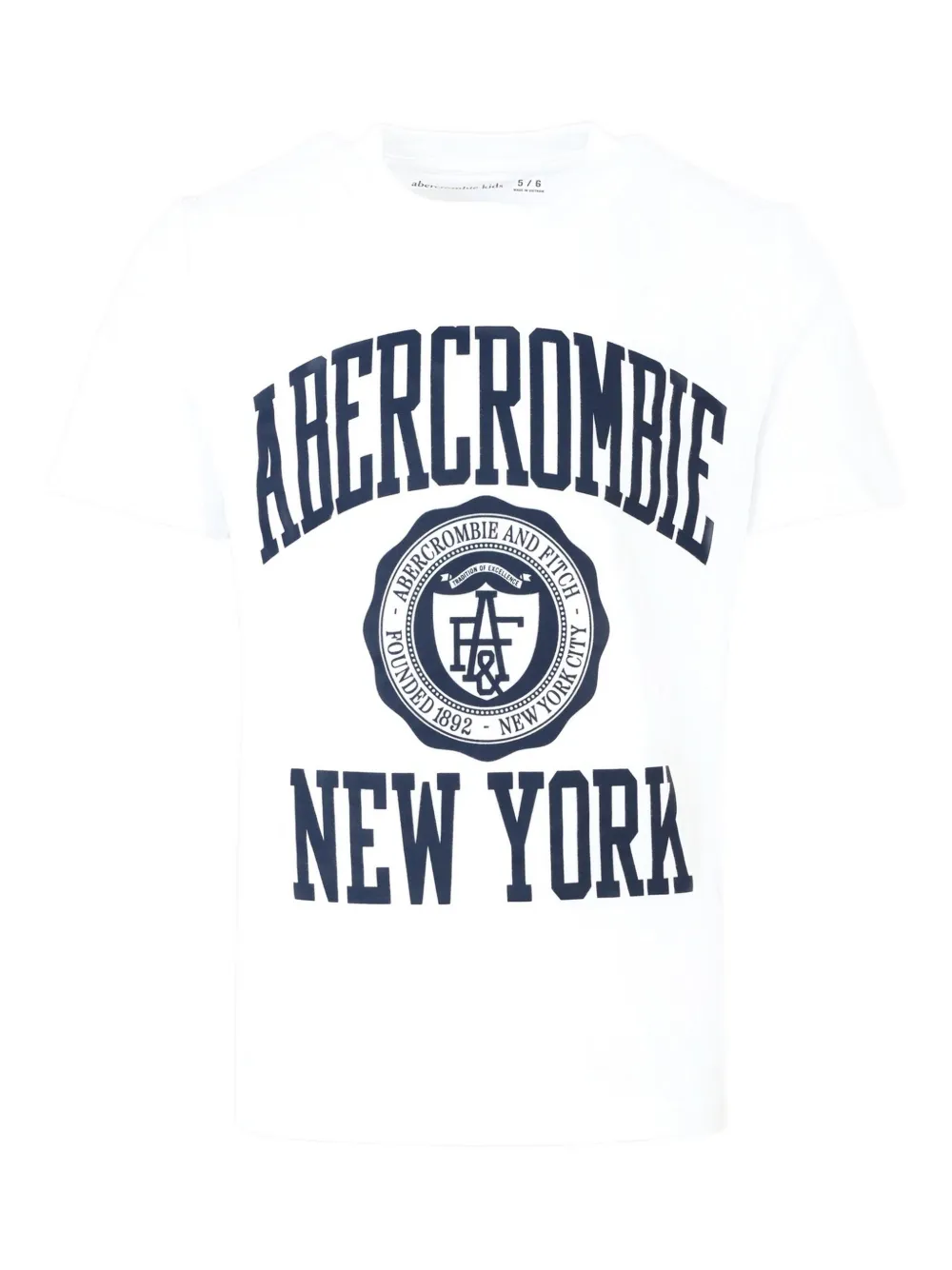 

Футболка с графическим принтом Нью-Йорка ABERCROMBIE FITCH KIDS, белый