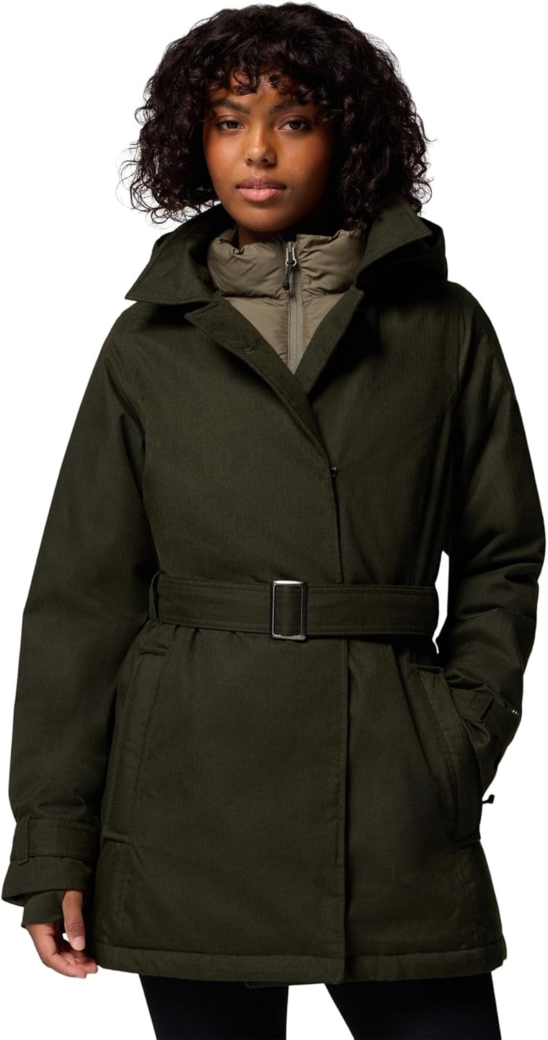 

Columbia женская утепленная парка Alameda Ridge II, Greenscape/Stone Green