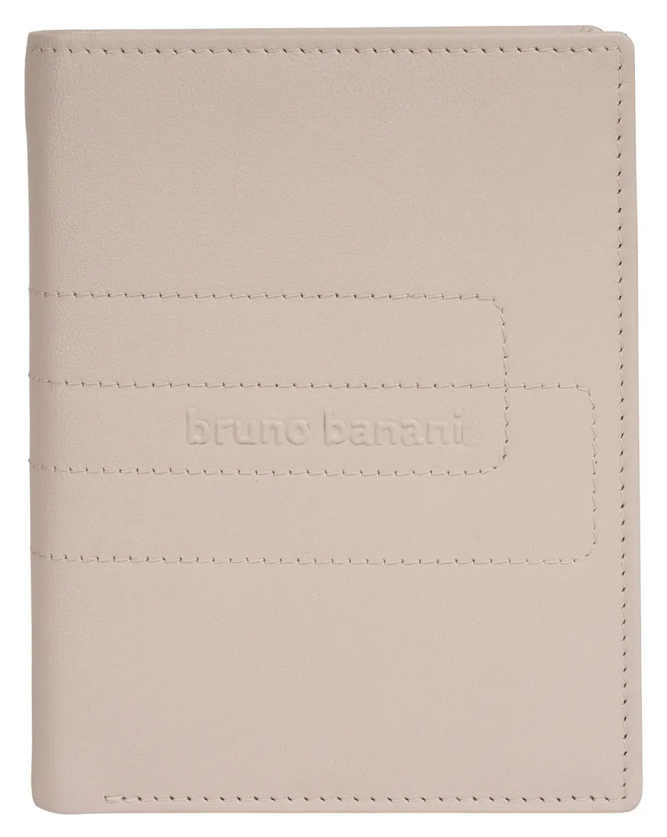 

Кошелек Bruno Banani, натуральная кожа, бежевый