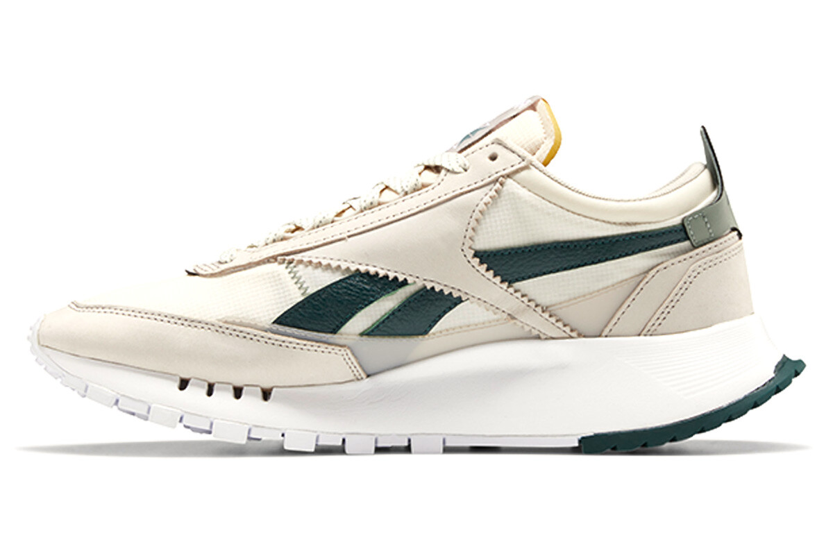 

Кроссовки Reebok Classic Leather Unisex, белый/темно-зеленый