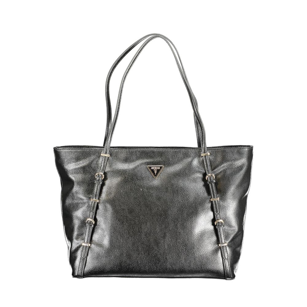 

Черная полиэтиленовая сумка Guess Shoes, черный