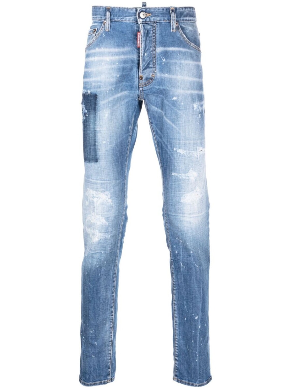 

Dsquared2 джинсы с логотипом, синий