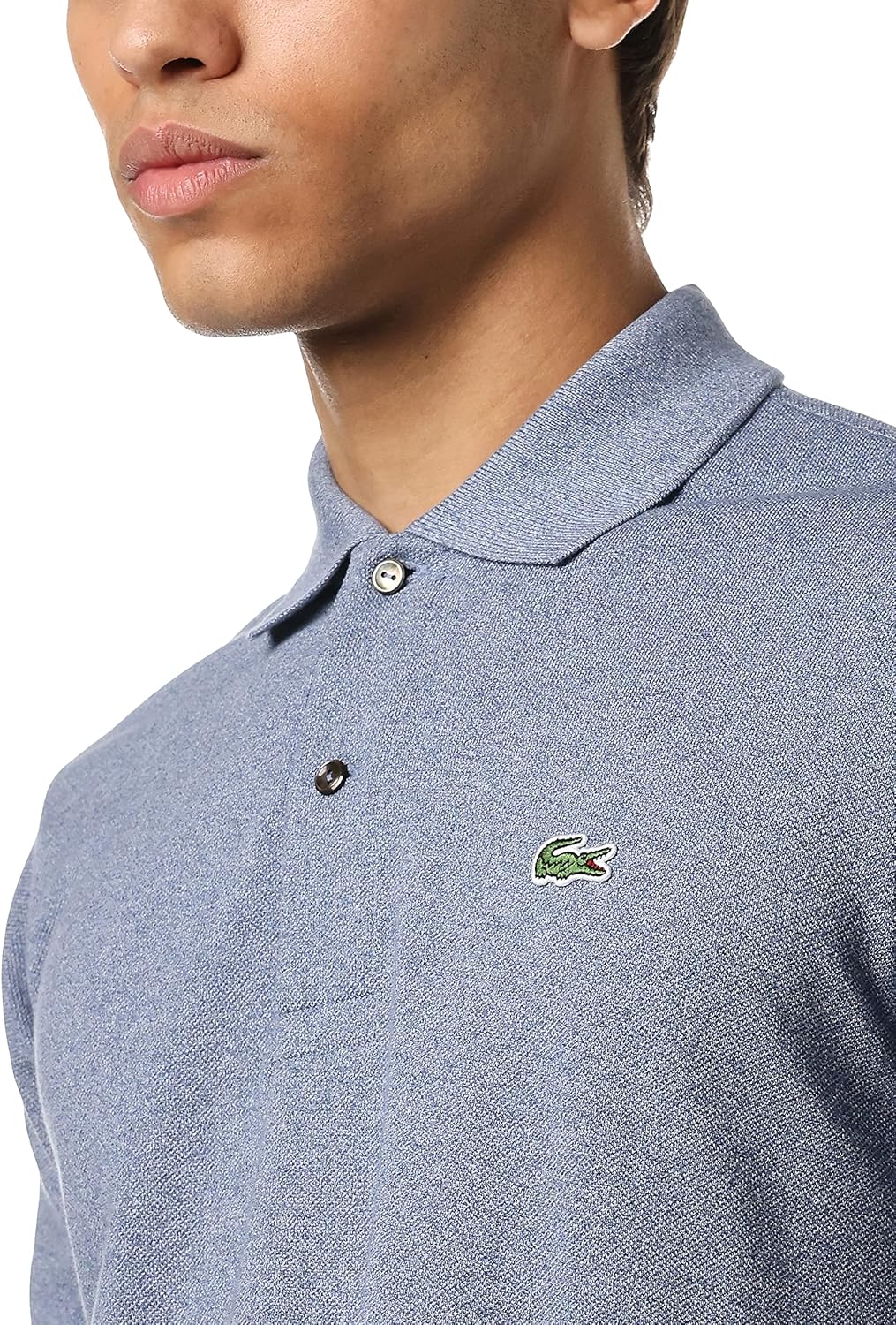 Lacoste мужская классическая поло L.12.12 с коротким рукавом, зеленый крокодил, Select Color — фото 3