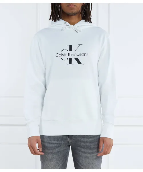 

Толстовка Regular fit Calvin Klein Jeans, белый