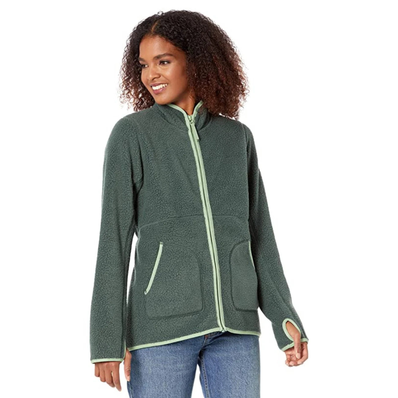 

Женская куртка Helly Hansen Imperial Pile Jacket Darkest Spruce на молнии, цвет RED706