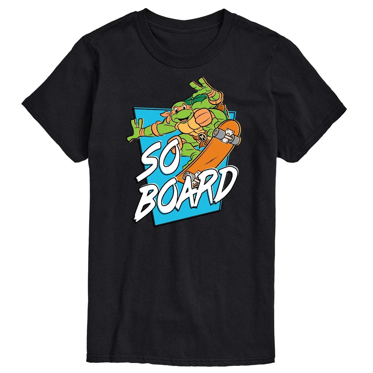 

Футболка с рисунком Big & Tall TMNT So Board License, черный