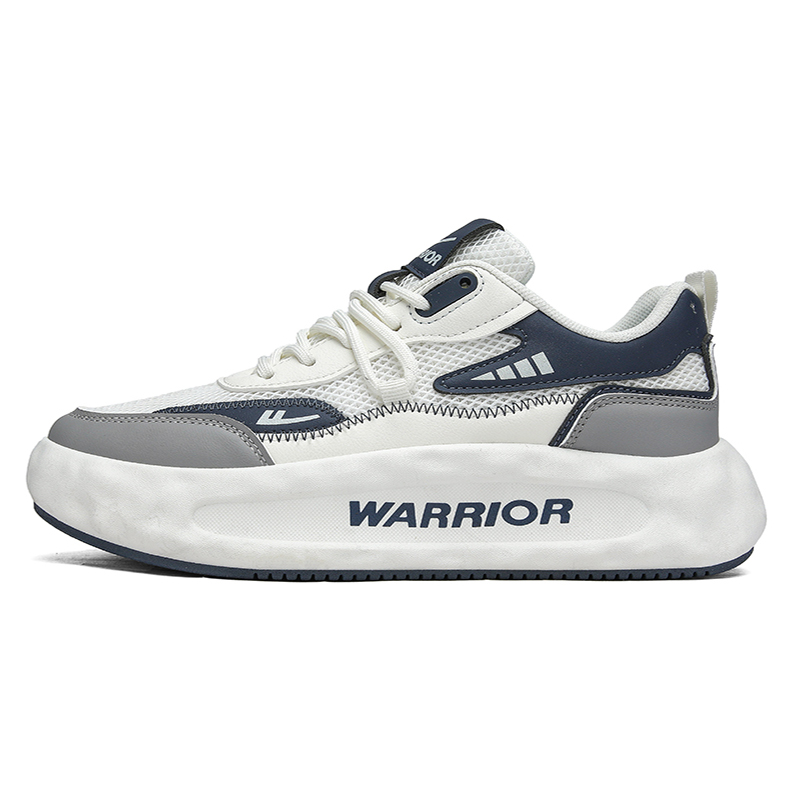 

Скользостойкие, износостойкие, дышащие низкие повседневные кроссовки для тренировок и бега мужские WARRIOR, темно-синий