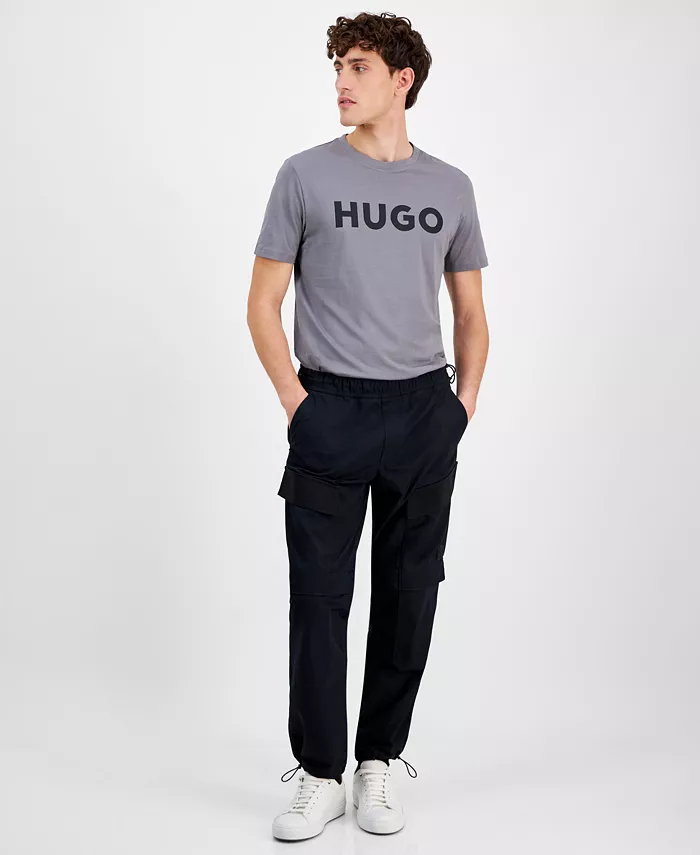 

Мужские карго-брюки Glenn на шнурке Hugo Boss, черный