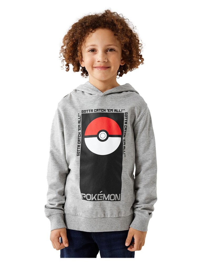 

Худи Name It Jalte Pokemon, серый