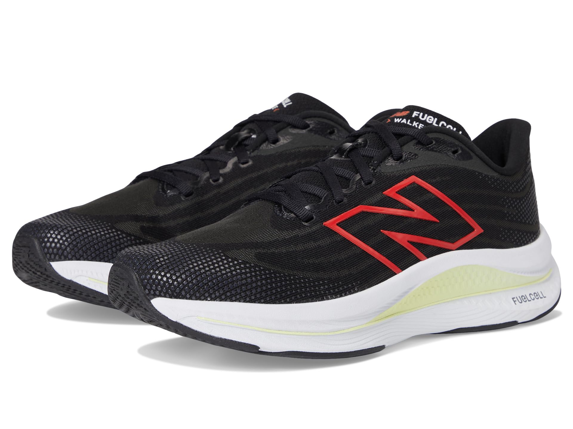 

Кроссовки New Balance FuelCell Walker Elite V1, цвет Black/Neo Flame/Limelight