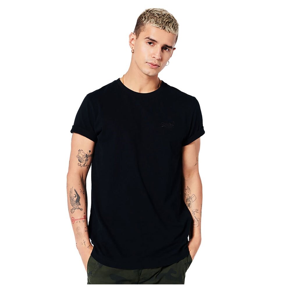 

Футболка с коротким рукавом Superdry Vintage Logo Embroidered, черный