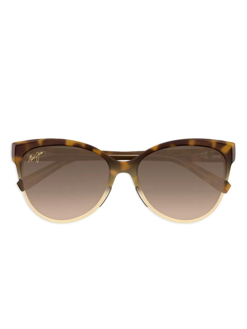 

Солнцезащитные очки Olu'Olu в оправе 'кошачий глаз' Maui Jim, коричневый