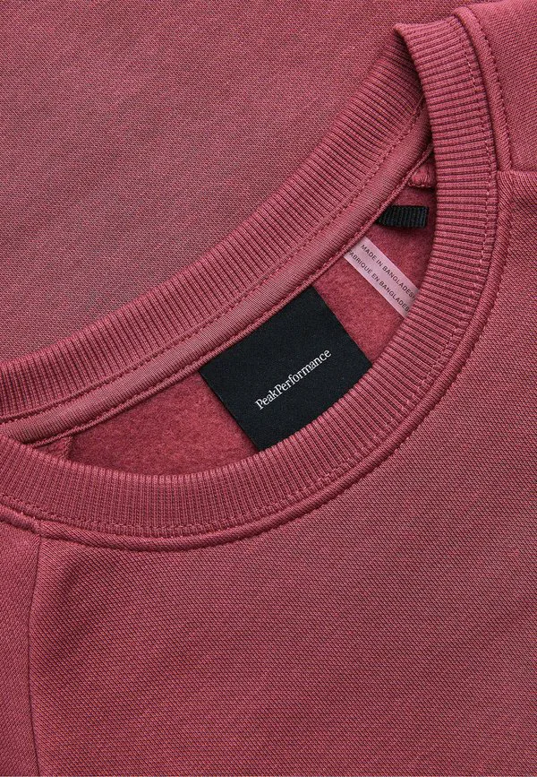 Оригинальная толстовка с небольшим логотипом jr. Peak Performance, Rotviolett — фото 4