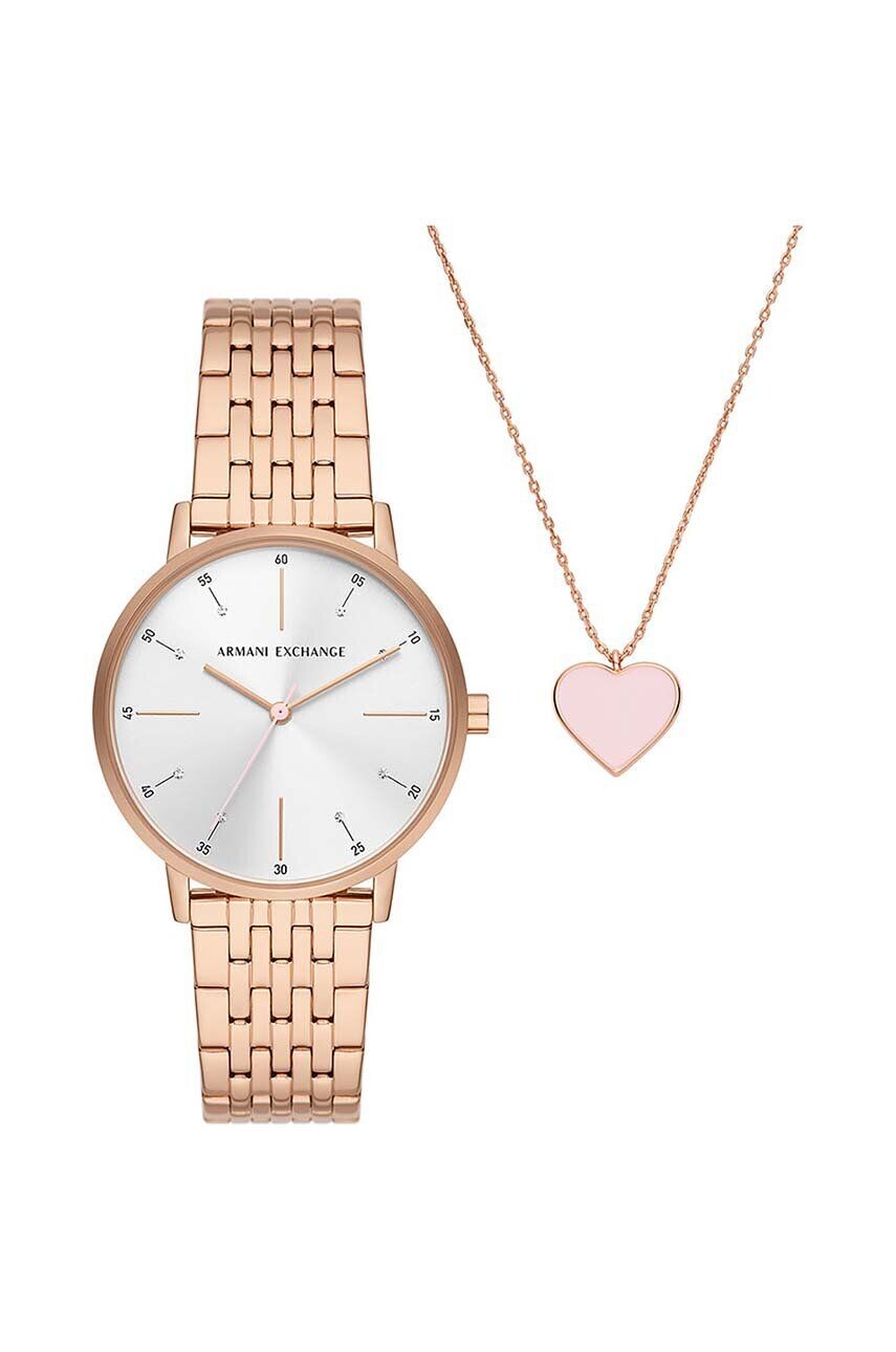 

Часы и ожерелья Armani Exchange, золотой