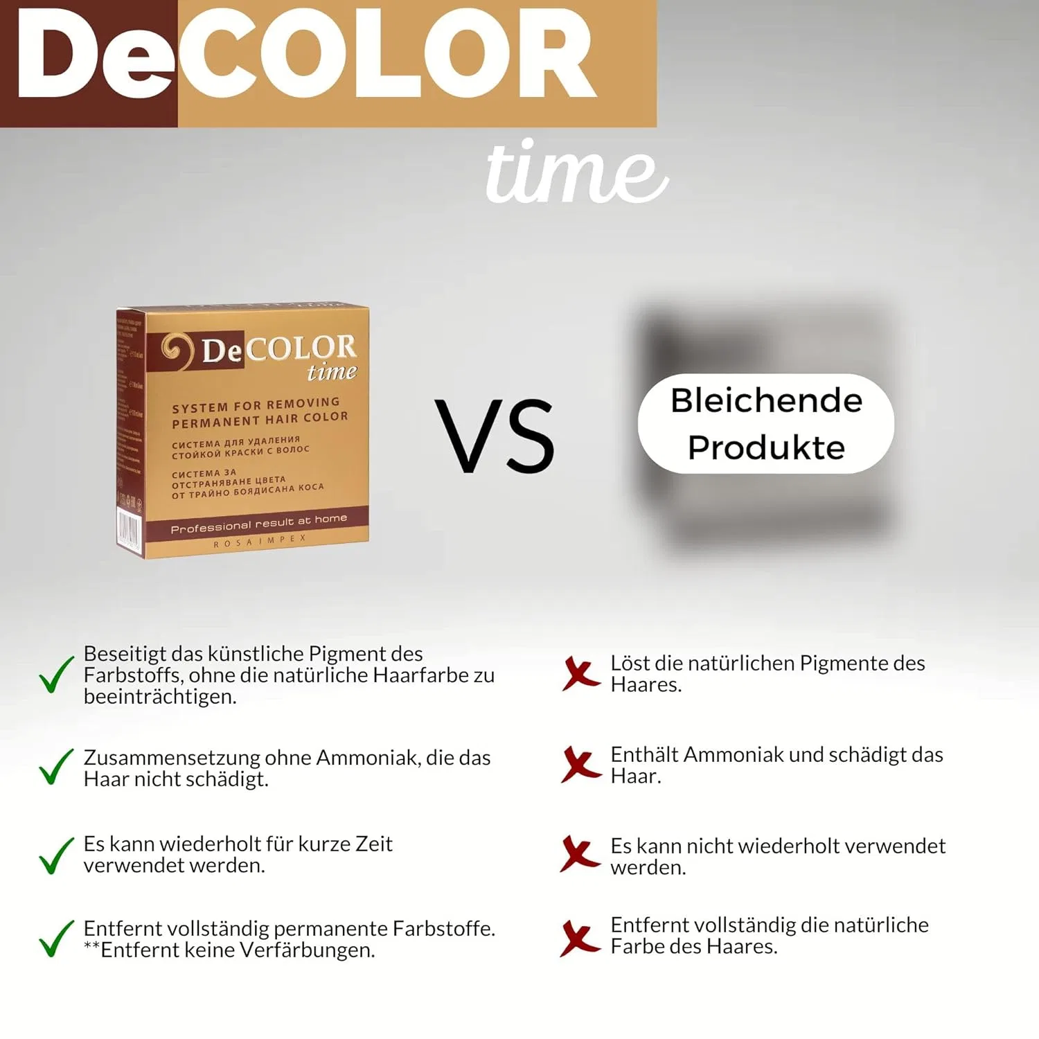 Средство для удаления краски с волос «DeColor time» Color Time — фото 3