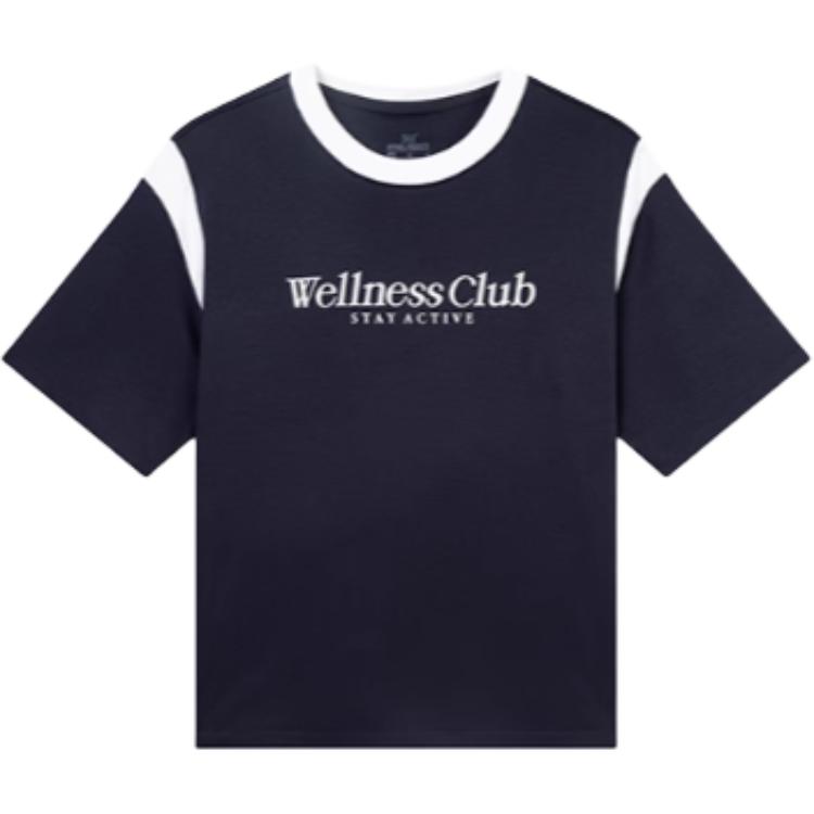 

361° Футболка Women's Dark Blue Crew Neck Moderate Straight Fit