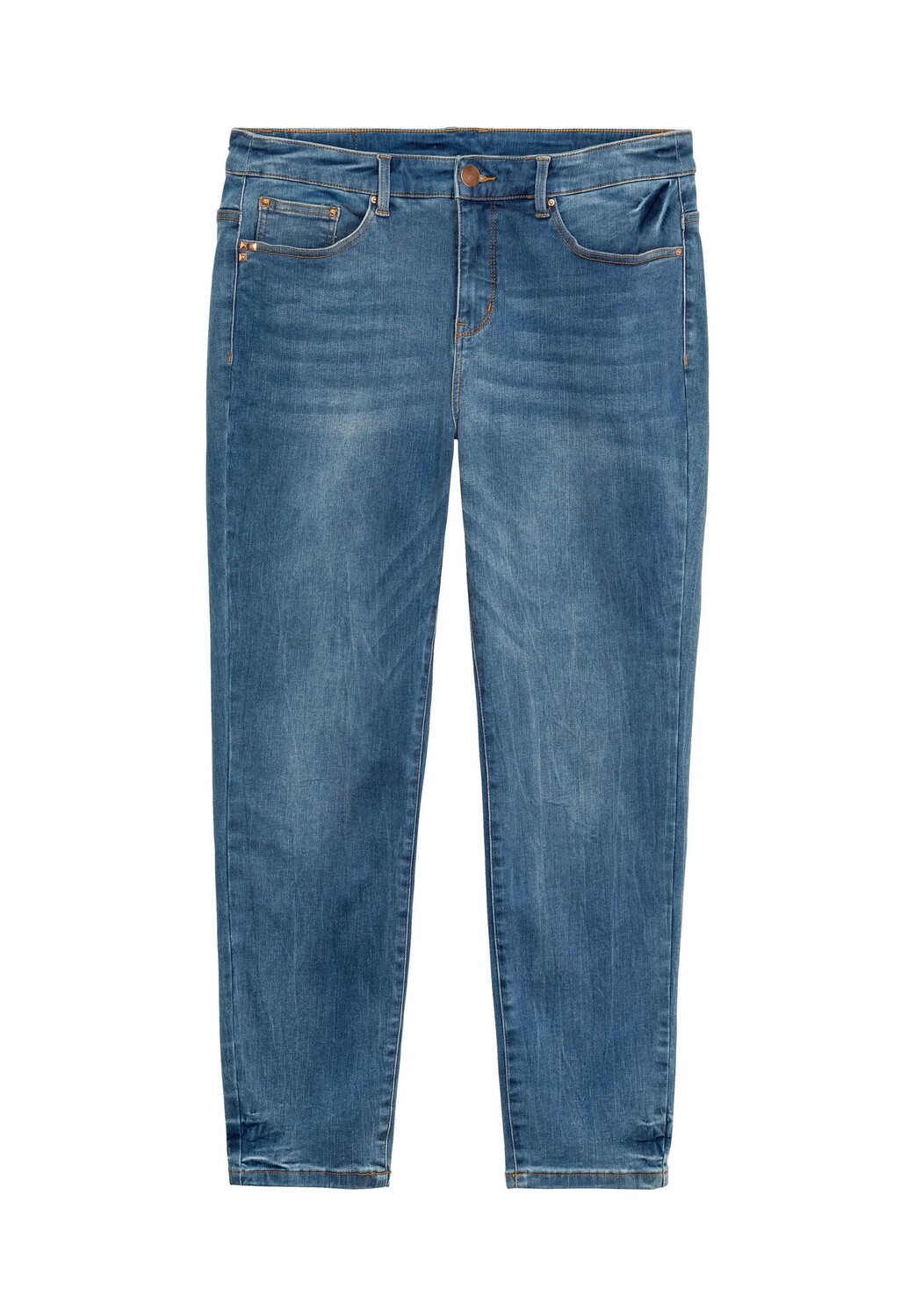 

Джинсы скинни стрейч скинни с бодиформирующим эффектом Sheego, цвет Blue Denim