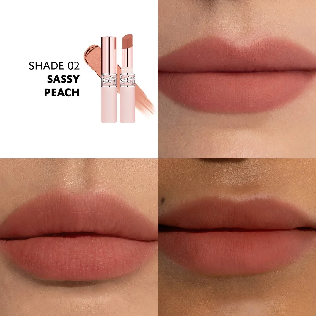 Помада Lovenude для губ Yves Saint Laurent, 02 sassy peach, 3 гр — фото 4