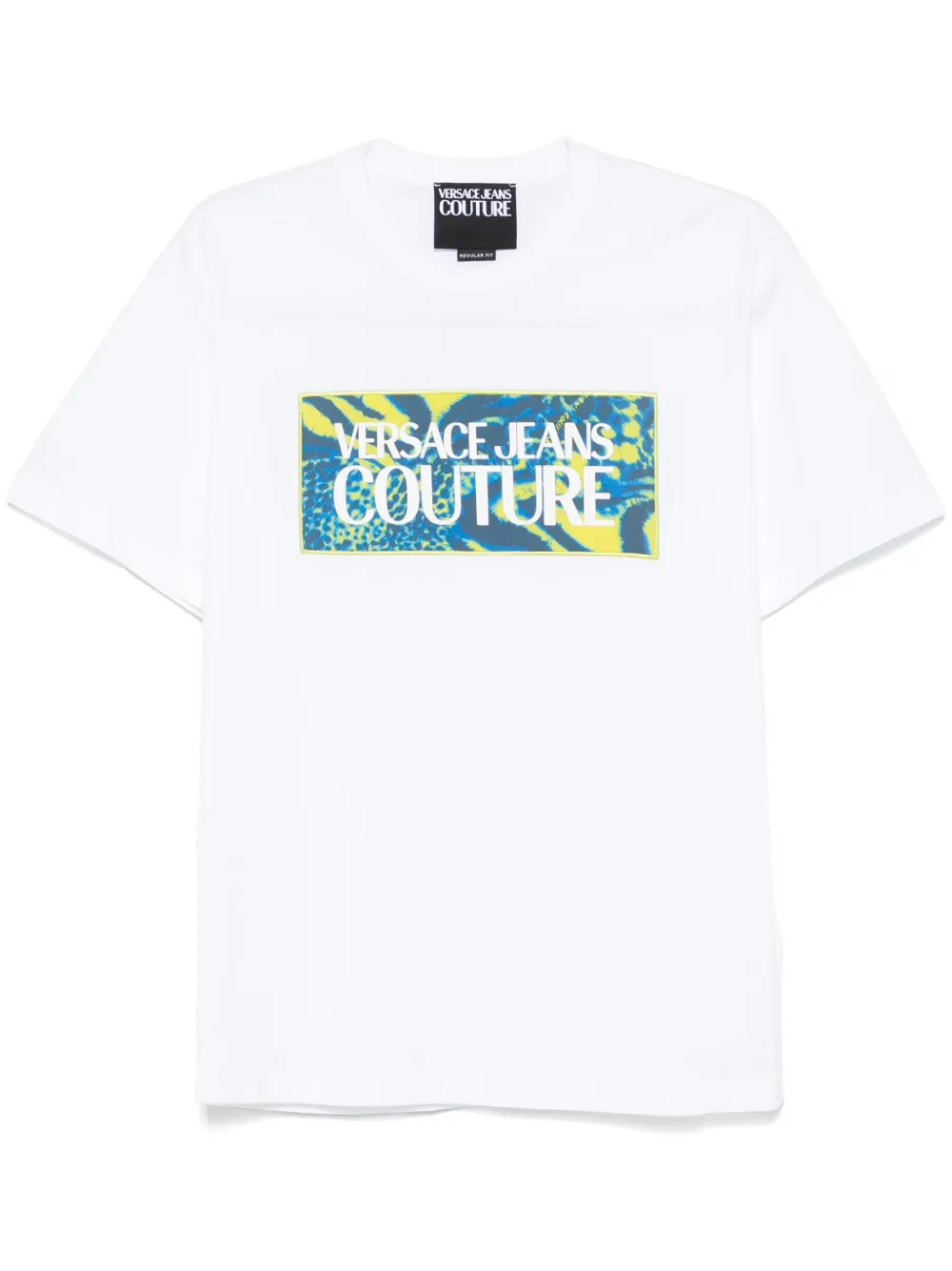 

Футболка с нашивкой-логотипом Versace Jeans Couture, белый