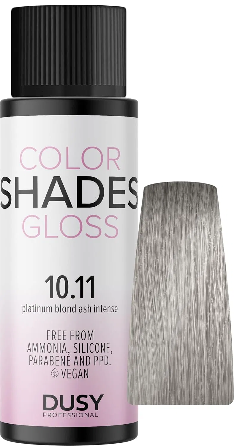 Гель-крем для тонирования волос «Color Shades 10.11 Platinum Blonde Ash Intense» от Dusy Dusy
