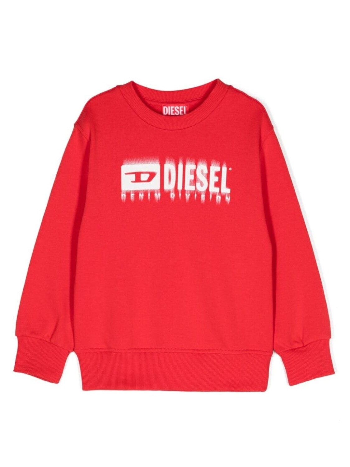 

Diesel Kids толстовка с логотипом, красный
