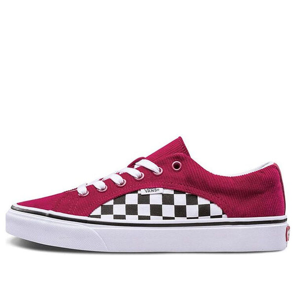 

Кроссовки lampin 'checkerboard corduroy - scooter red' Vans, красный