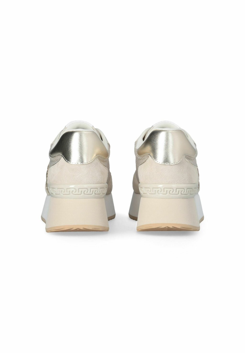 Кроссовки WITH GLITTER LOGO LIU JO, бежевый