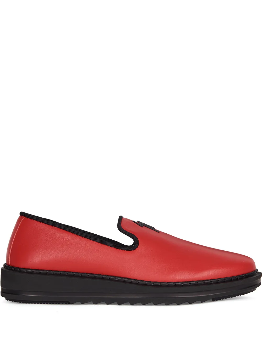 

Слиперы с логотипом Giuseppe Zanotti, красный
