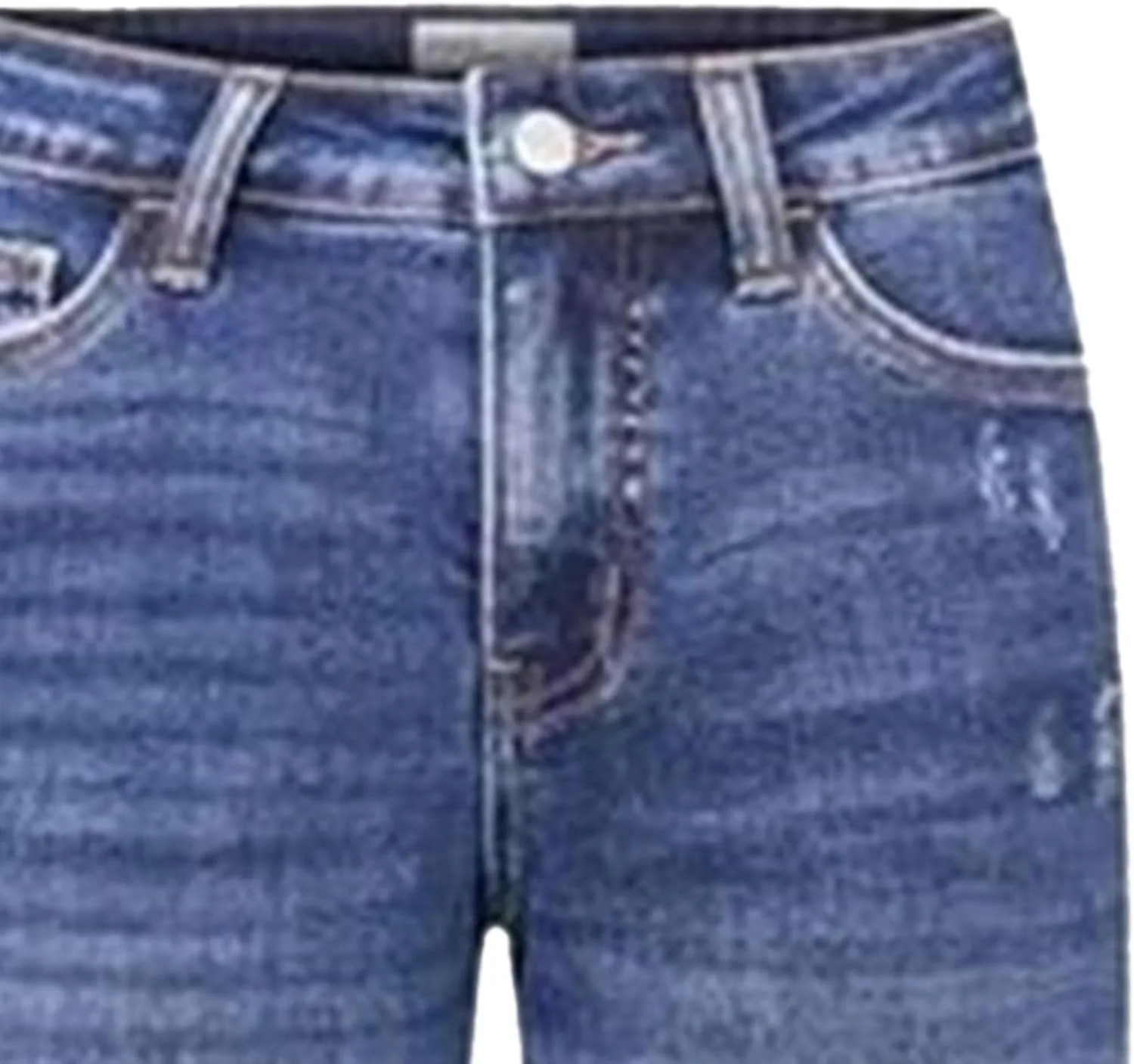 Джинсы женские High Waisted Wide Leg Distressed — фото 2