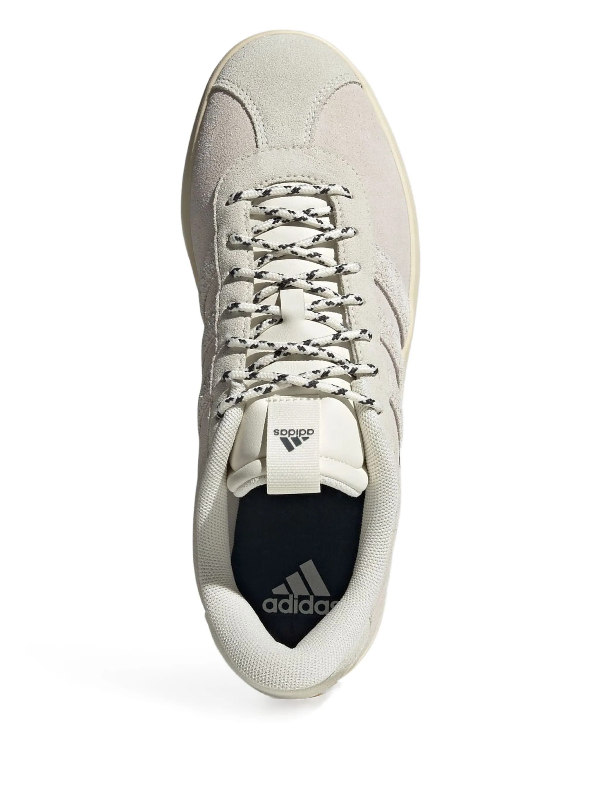 Кроссовки VL Court 3.0 Off White/Off White/Ivory Adidas, бежевый — фото 4