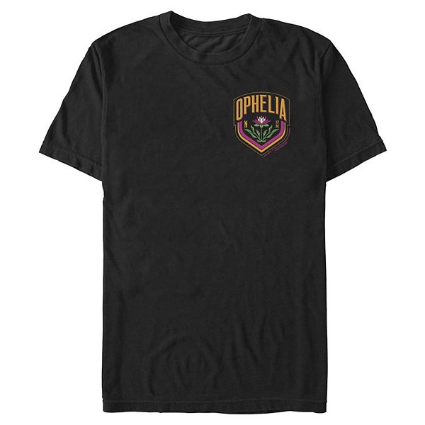 

Футболка с принтом Men's Wednesday Ophelia Flower Icon Licensed Character