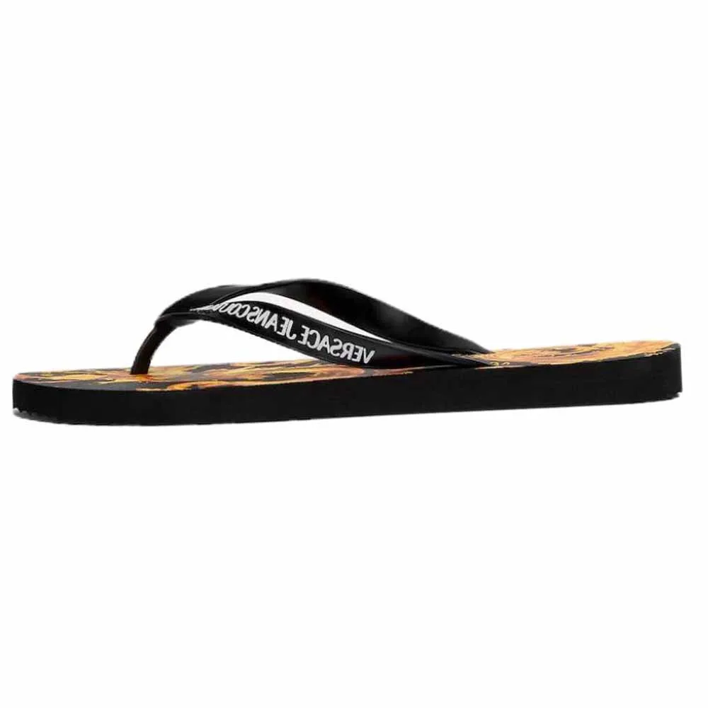 VERSACE JEANS COUTURE Шлепанцы без особых функций мужские Black Gold