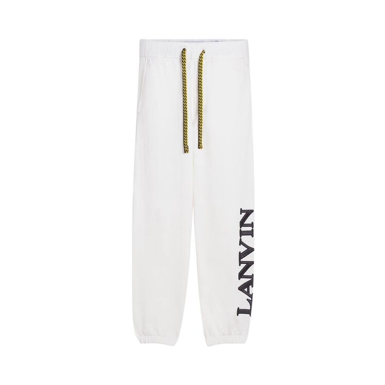 

Спортивные брюки Lanvin Logo Embroidered Sweatpants White Mustang, белый