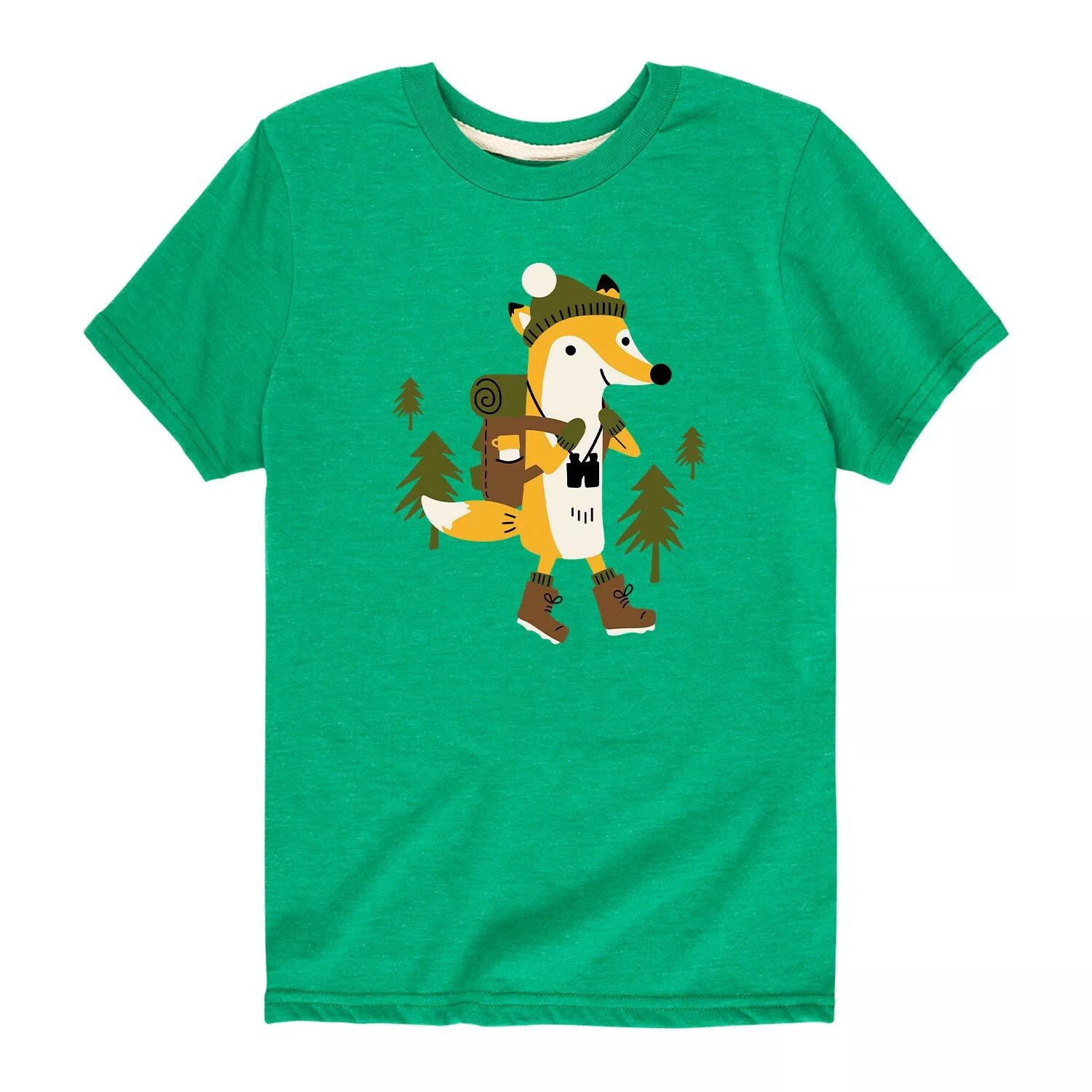 

Футболка Fox Hiking Gear для мальчиков 8–20 лет с графическим рисунком Licensed Character, зеленый