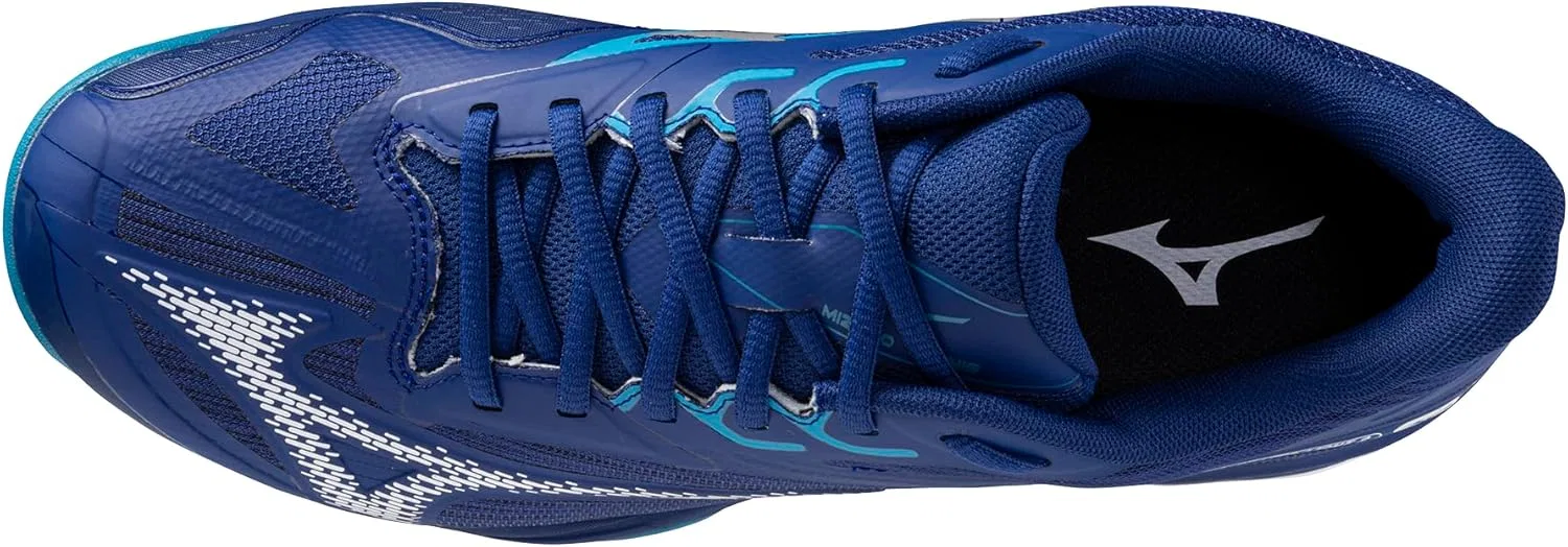 Кроссовки мужские Mizuno Wave Exceed Light 2 AC, Bellwether Blue-white — фото 4