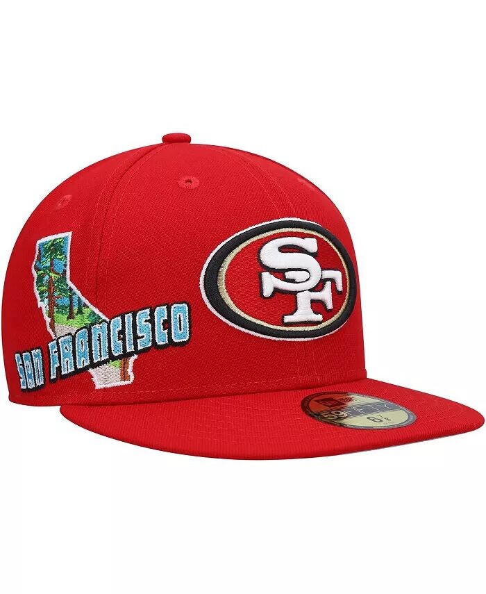 

Мужская приталенная шляпа Scarlet San Francisco 49ers Stateview 59FIFTY New Era