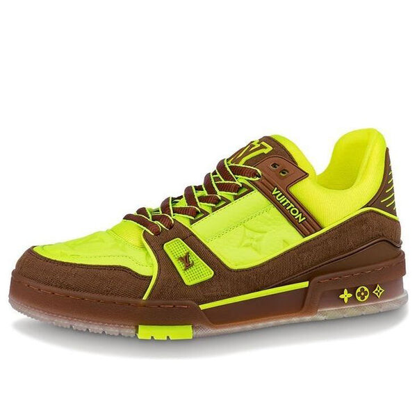 

Кроссовки trainers 'neon yellow with brown' Louis Vuitton, желтый