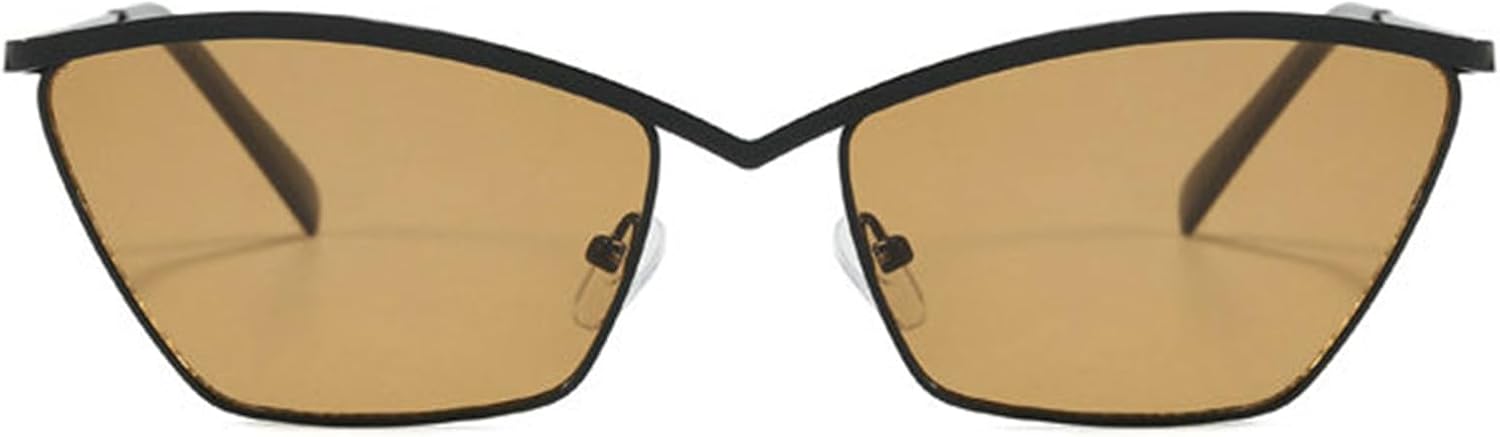 

Солнцезащитные очки «Кошачий глаз» от Helena для женщин, роскошный дизайн, классическая винтажная металлическая оправа, квадратные солнцезащитные очки для женщин, ретро-очки, C4