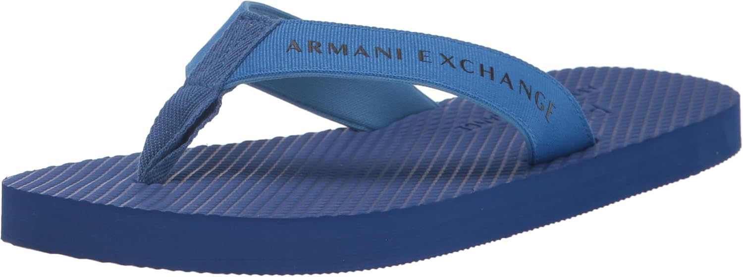 

Мужские шлепанцы Armani Exchange с логотипом, синий