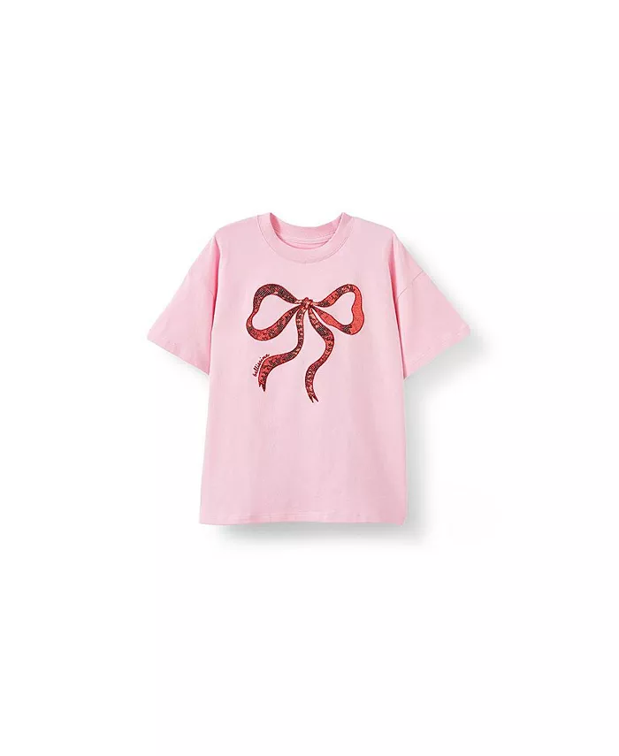 

Футболка с коротким рукавом Little Girls Livvy Lux COTTON ON, розовый