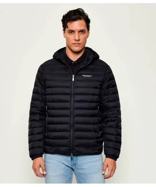 

Пуховик Regular fit Armani Exchange, синий