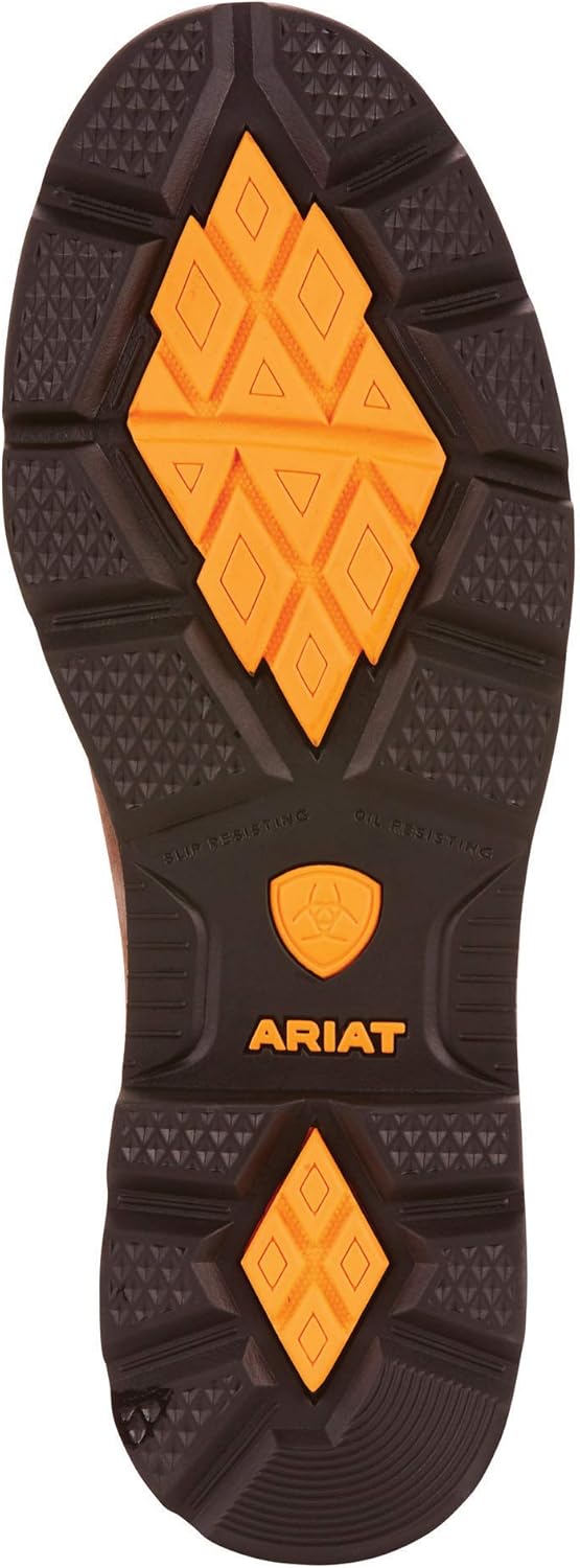 Мужские ботинки Ariat Groundbreaker Chelsea с защитным стальным носком и водонепроницаемой отделкой, темно-коричневый — фото 4