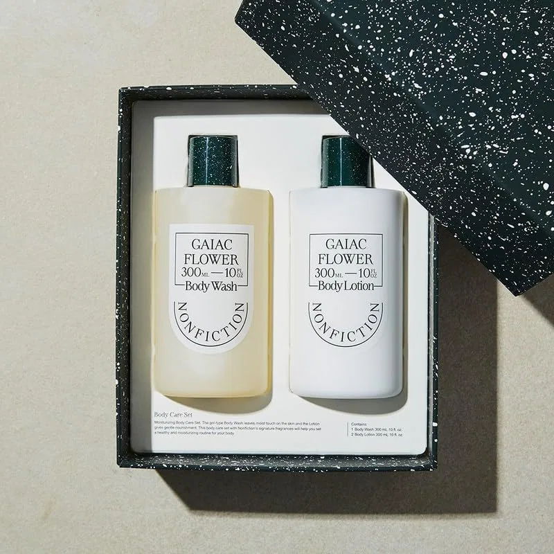 Набор для тела Gaiac Flower Body Wash & Body Lotion Non-Fiction, 2х300 мл — фото 4
