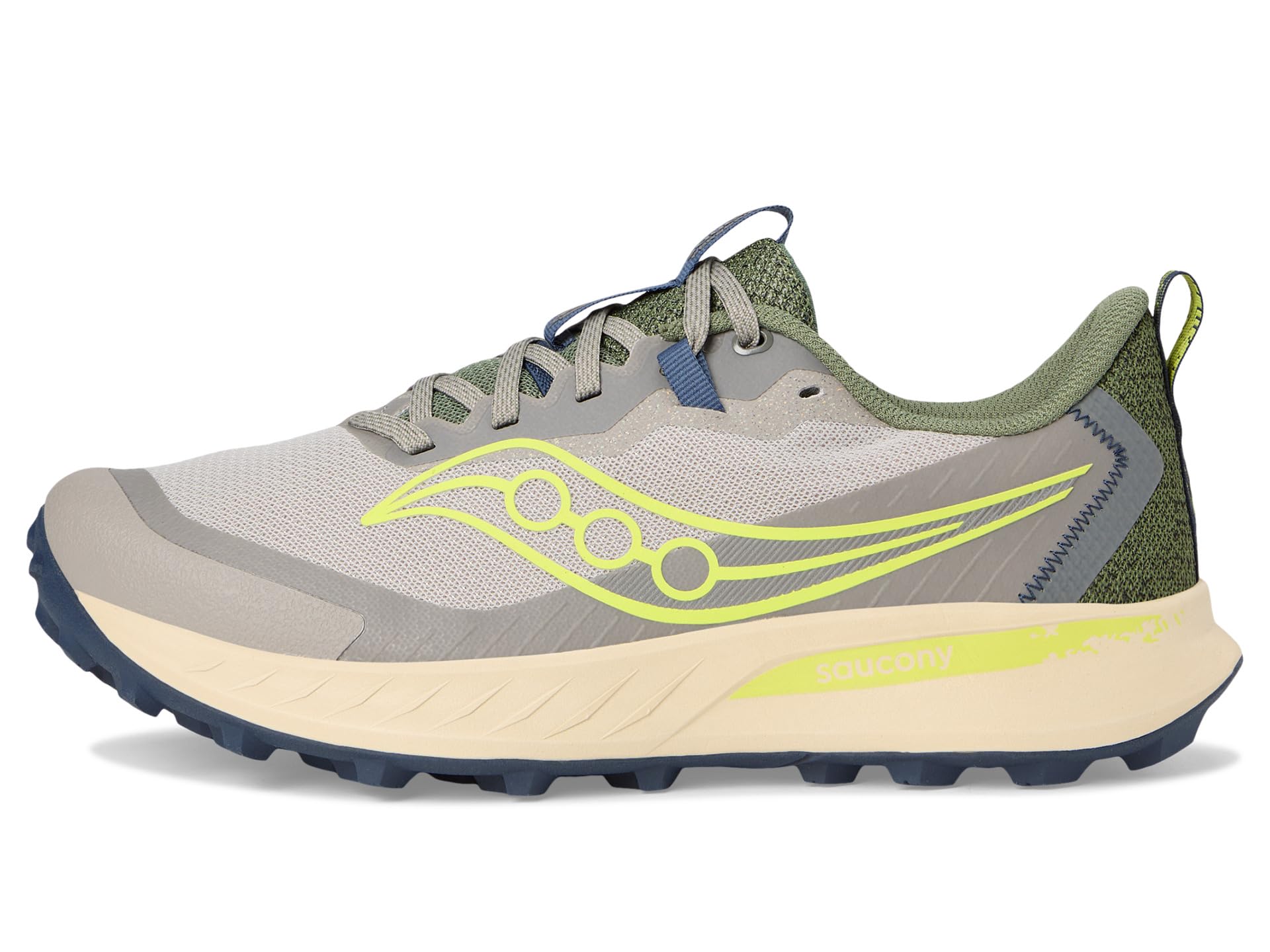 Кроссовки Saucony Peregrine 15, цвет Ridge/Olivine — фото 4