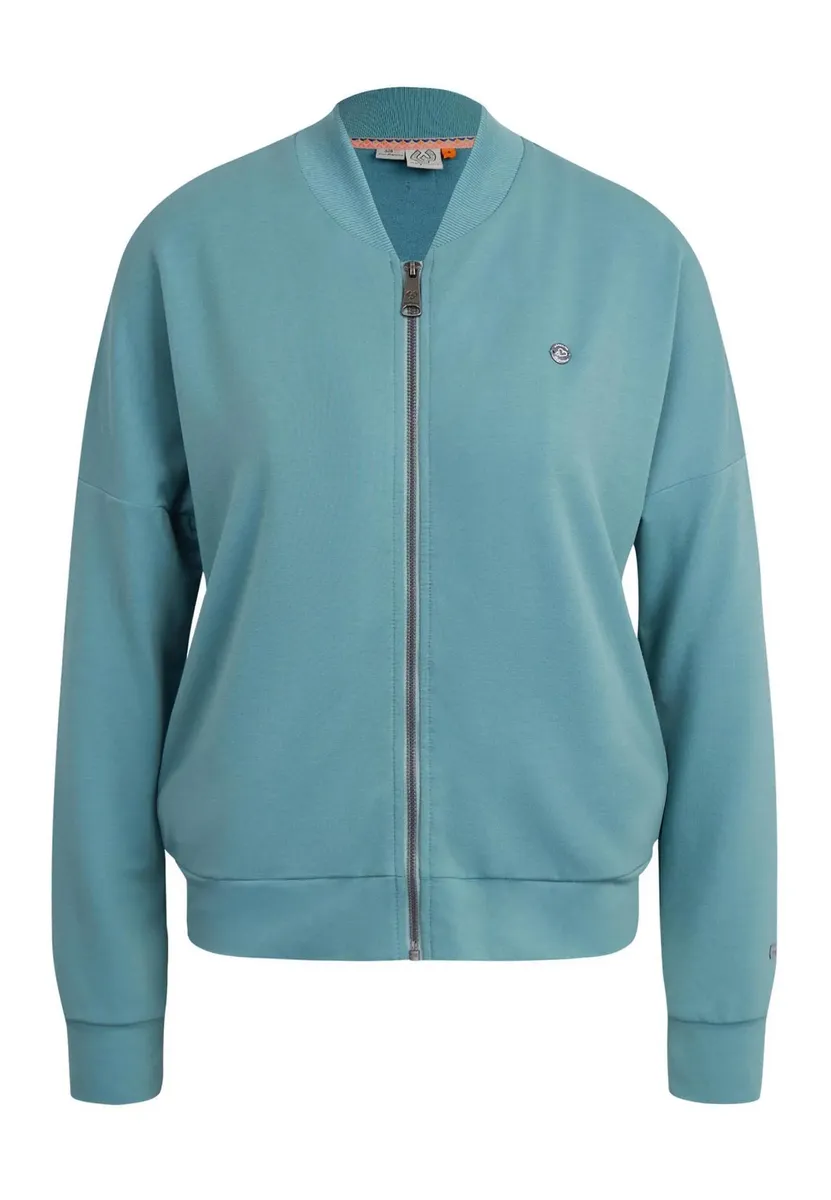 

Толстовка в стиле рэгвир "DORON", с молнией и ребристым воротником Ragwear, зеленый